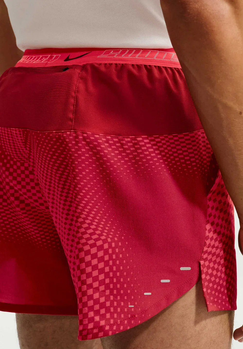 M nk df stride unstp 5bf short - спортивные шорты Nike Performance, Fusion Red — фото 4