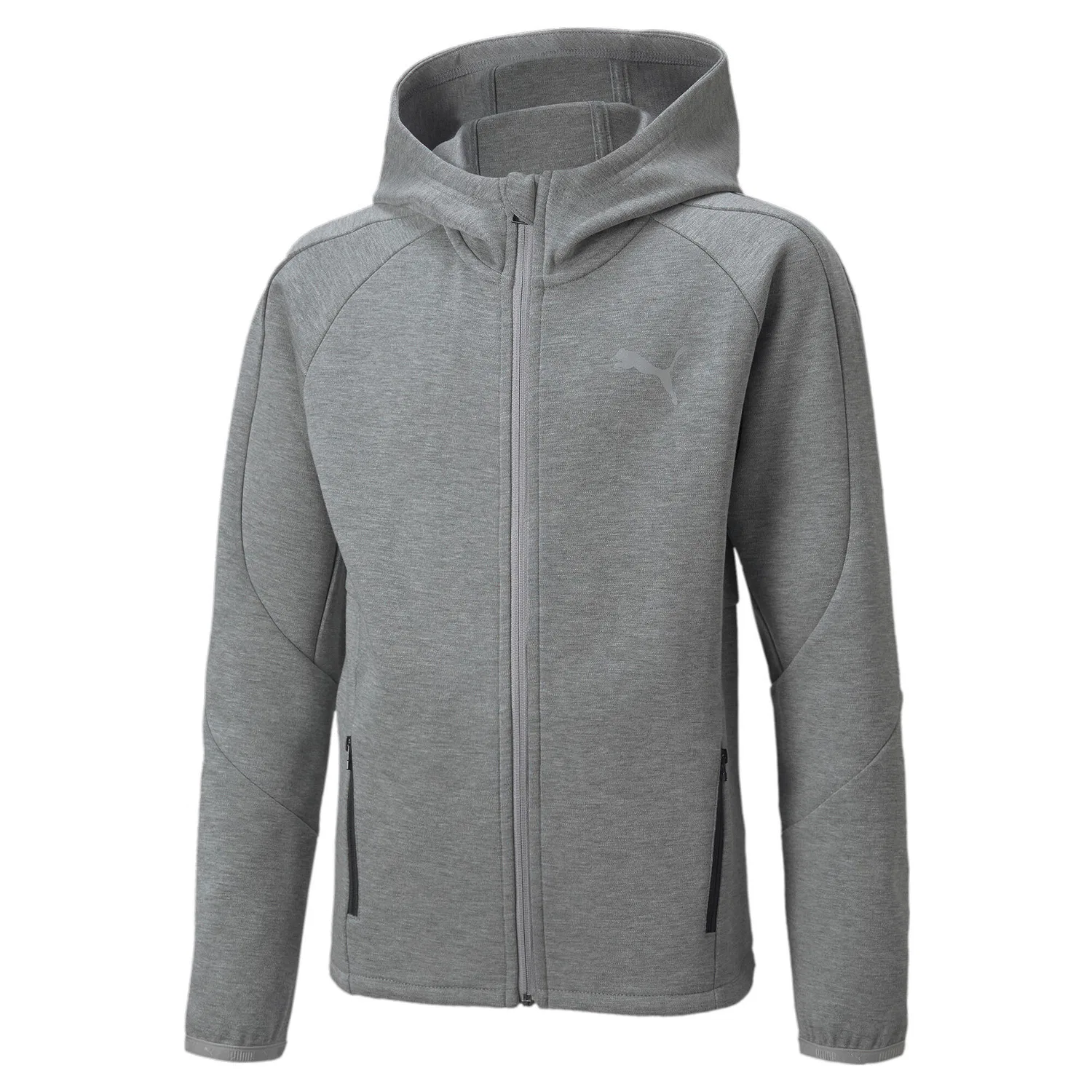 Детский свитшот с флисом Puma Evostripe Full-Zip, Grau