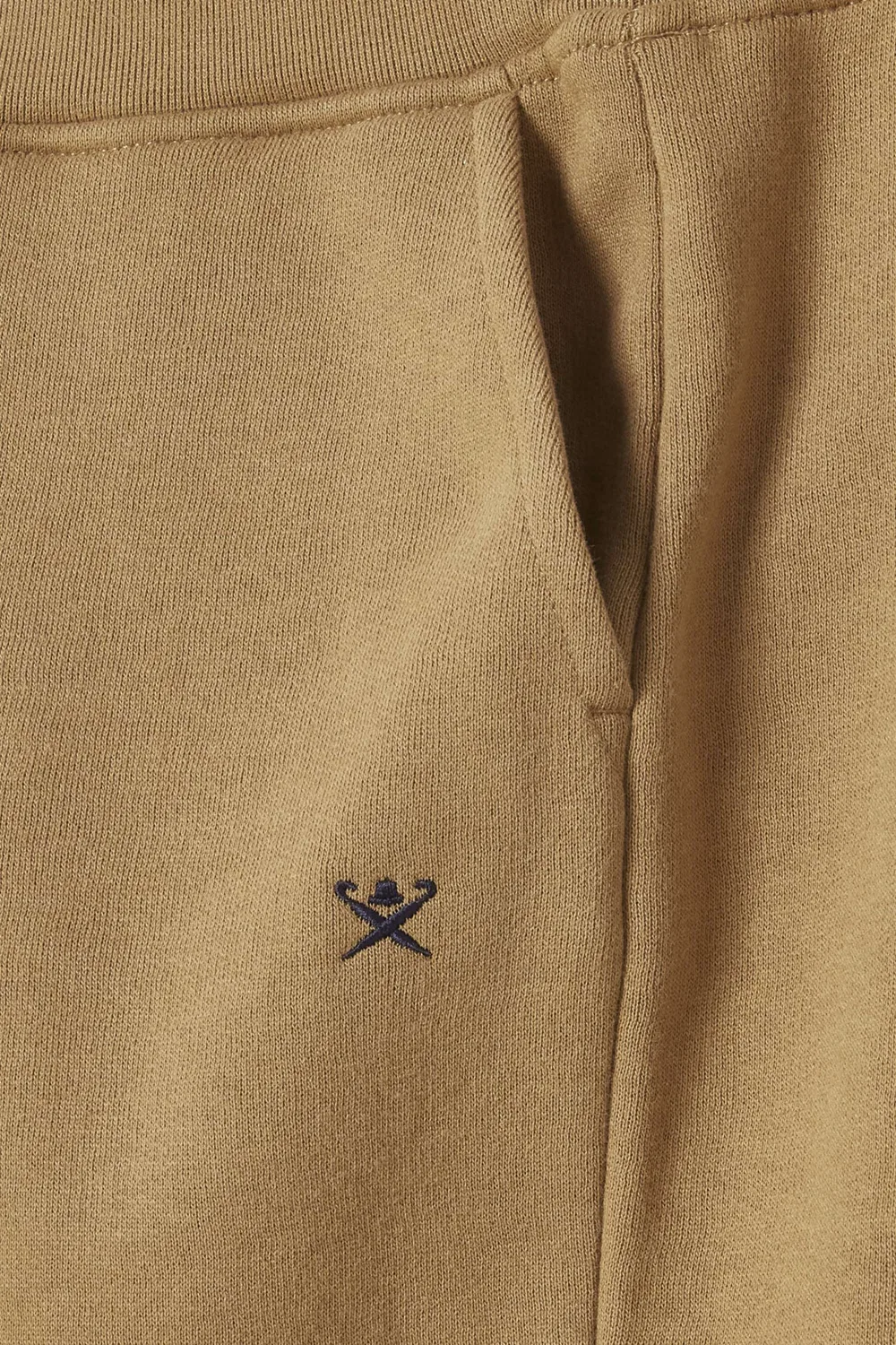 Штаны спортивные хлопковые Essential Logo Hackett London, нейтральный — фото 4