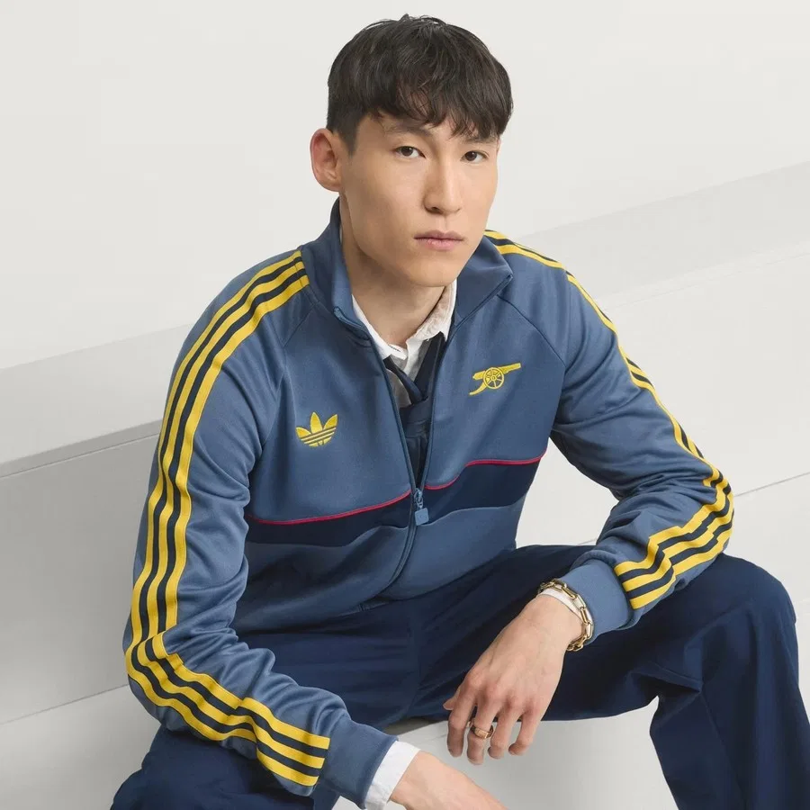 Свитшот мужской с капюшоном и молнией Arsenal FC OG adidas, Синий
