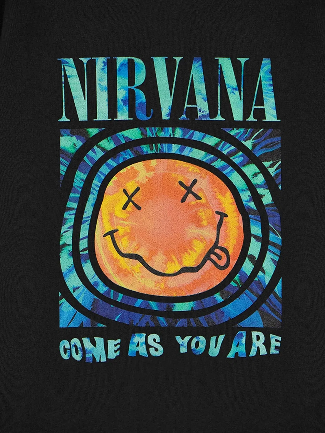 Свитшот с принтом Nirvana Vanilla Underground, черный — фото 4