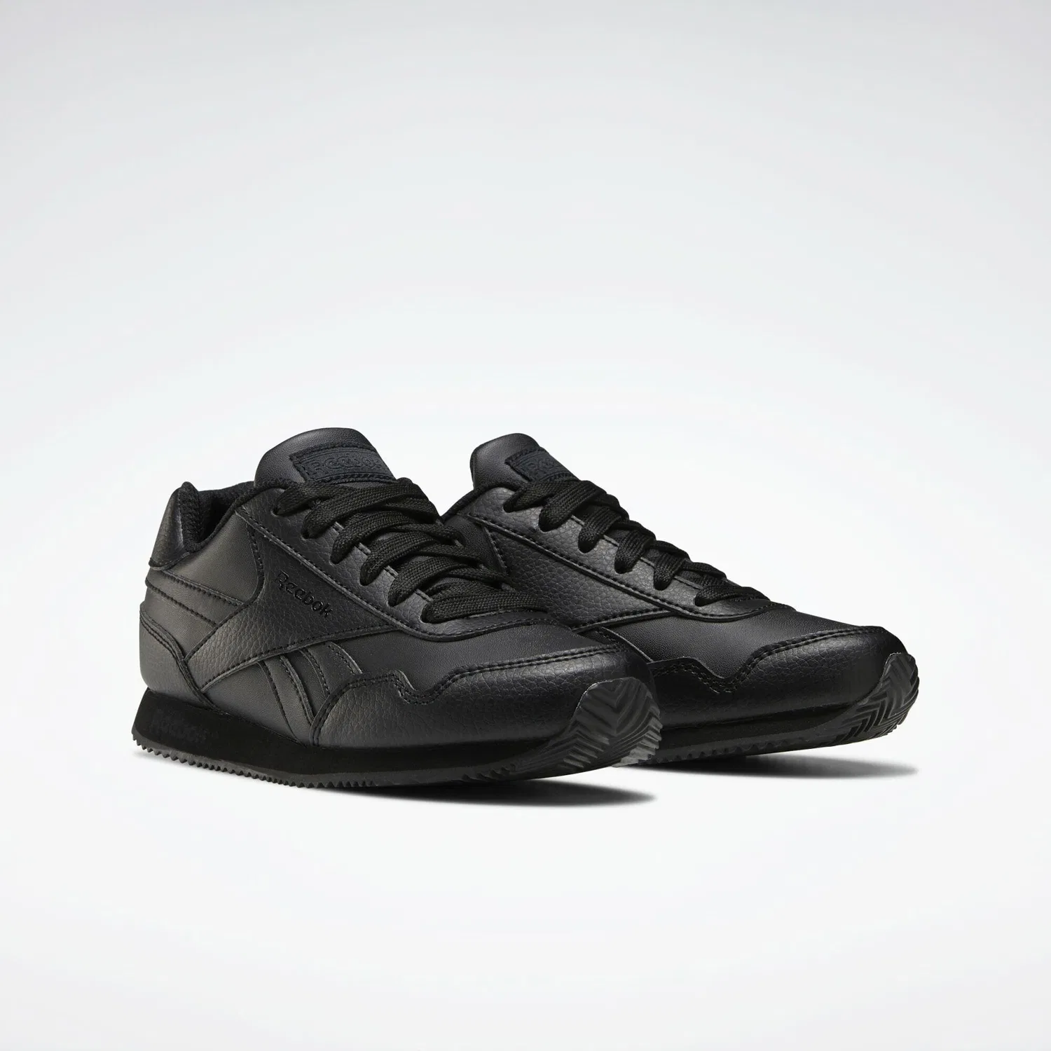 Детские кроссовки с замшевыми вставками Reebok Royal Classic Jogger 3, Schwarz — фото 4