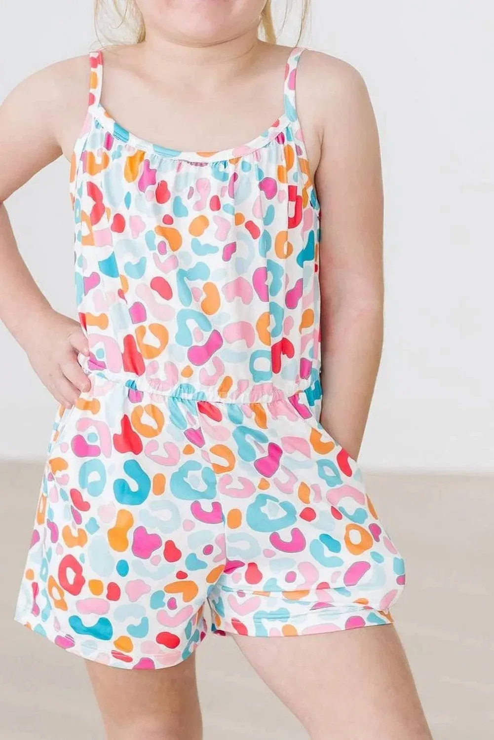 Детский боди-комбинезон для девочек с бретелями и карманами Wild Child Strappy Play Mila & Rose, мультиколор