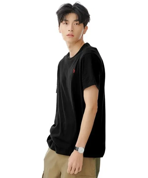 Футболка с длинным рукавом, slim fit, Polo Ralph Lauren, черный — фото 2