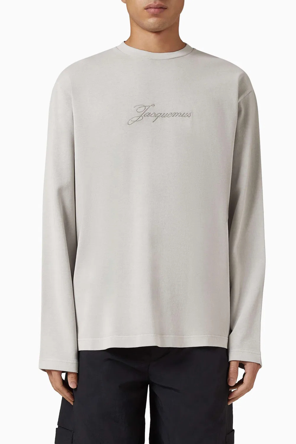 Лонгслив хлопковый Le T-shirt Pigmento Jacquemus