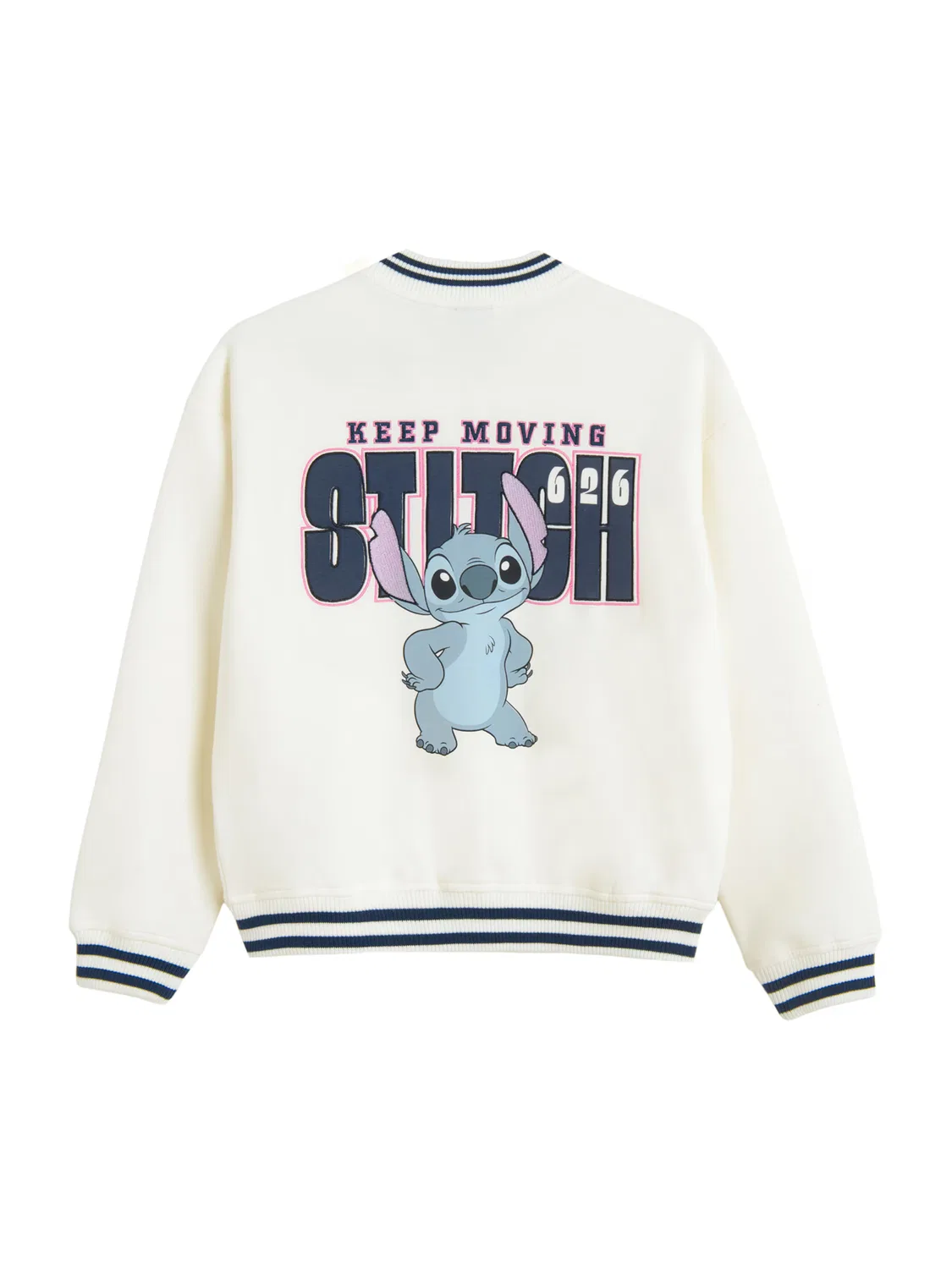 Толстовка на молнии Cool Club LILO&STITCH белого цвета — фото 2