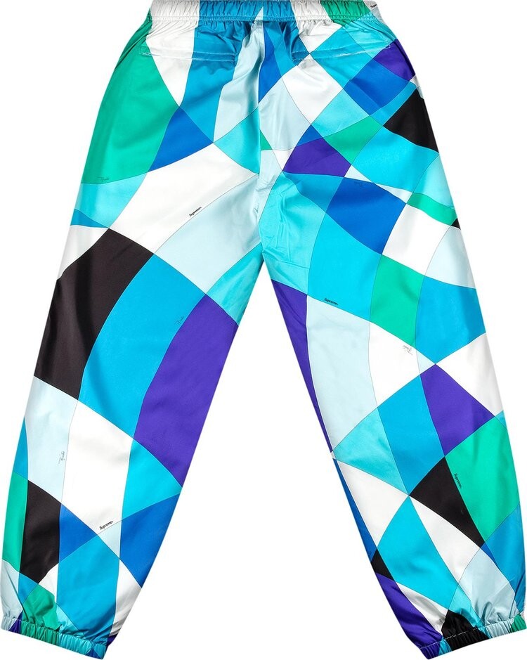 Брюки Supreme x Emilio Pucci Sport Pant 'Blue', разноцветный — фото 3