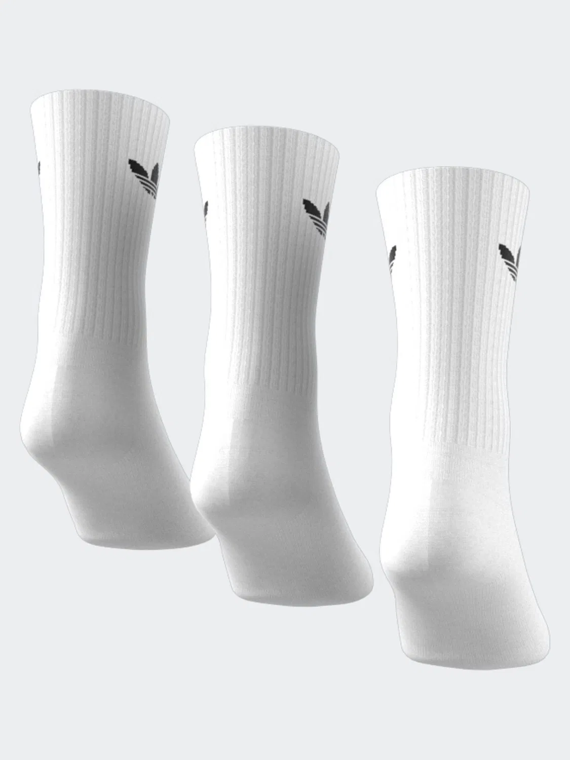 Носки с амортизацией, adidas Originals Cushion Crew adidas originals, Off White — фото 4