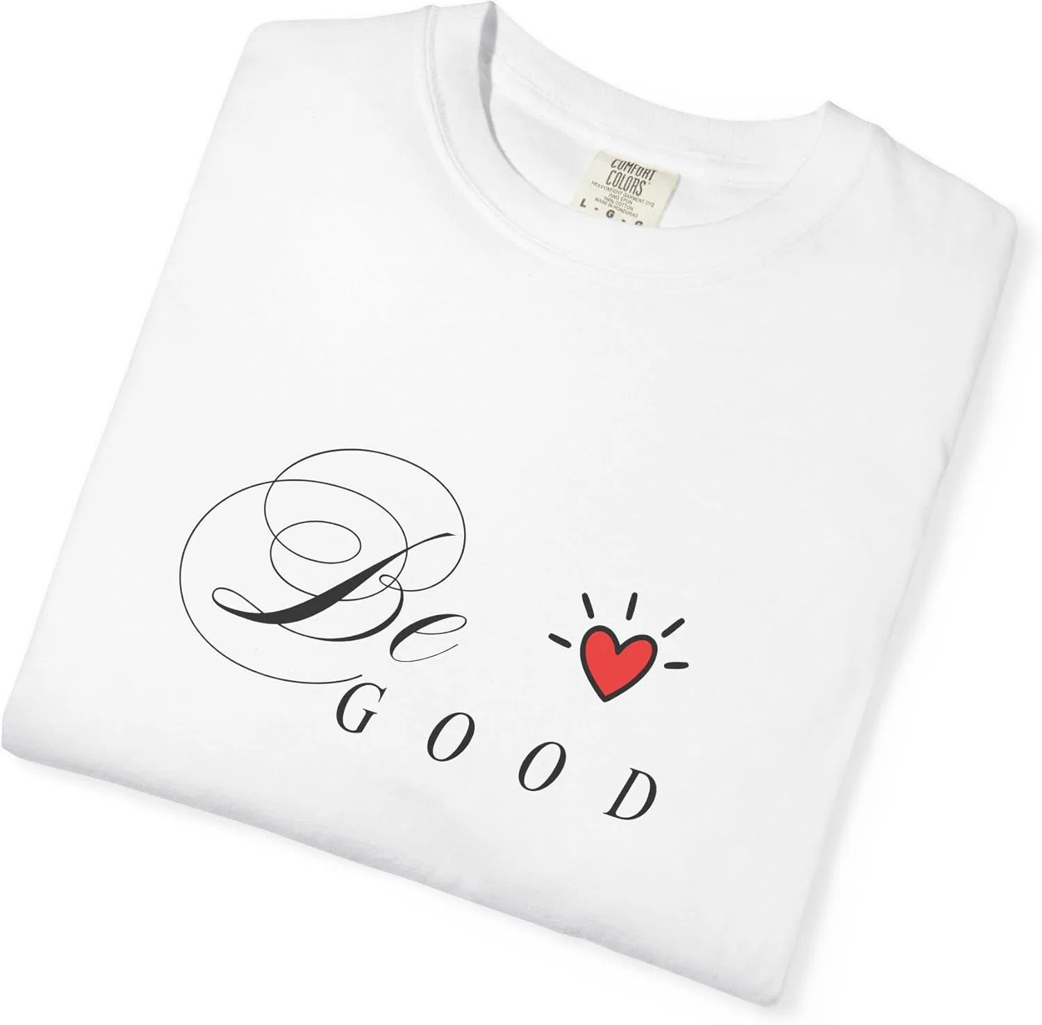 Футболка с принтом Be Good GENERIC, White — фото 4