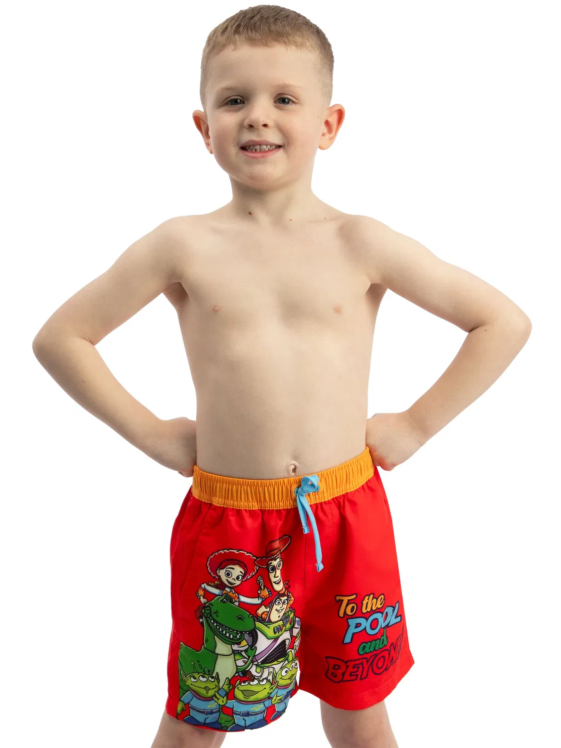 Плавки детские Toy Story Woody, Buzz Lightyear and Friends Character, красные
