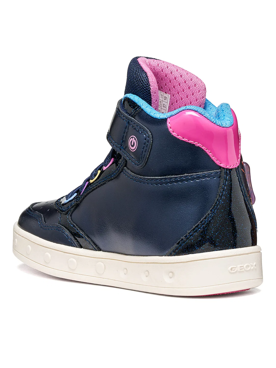Кроссовки для девочки Skylin Girl Geox, темно-синий — фото 3