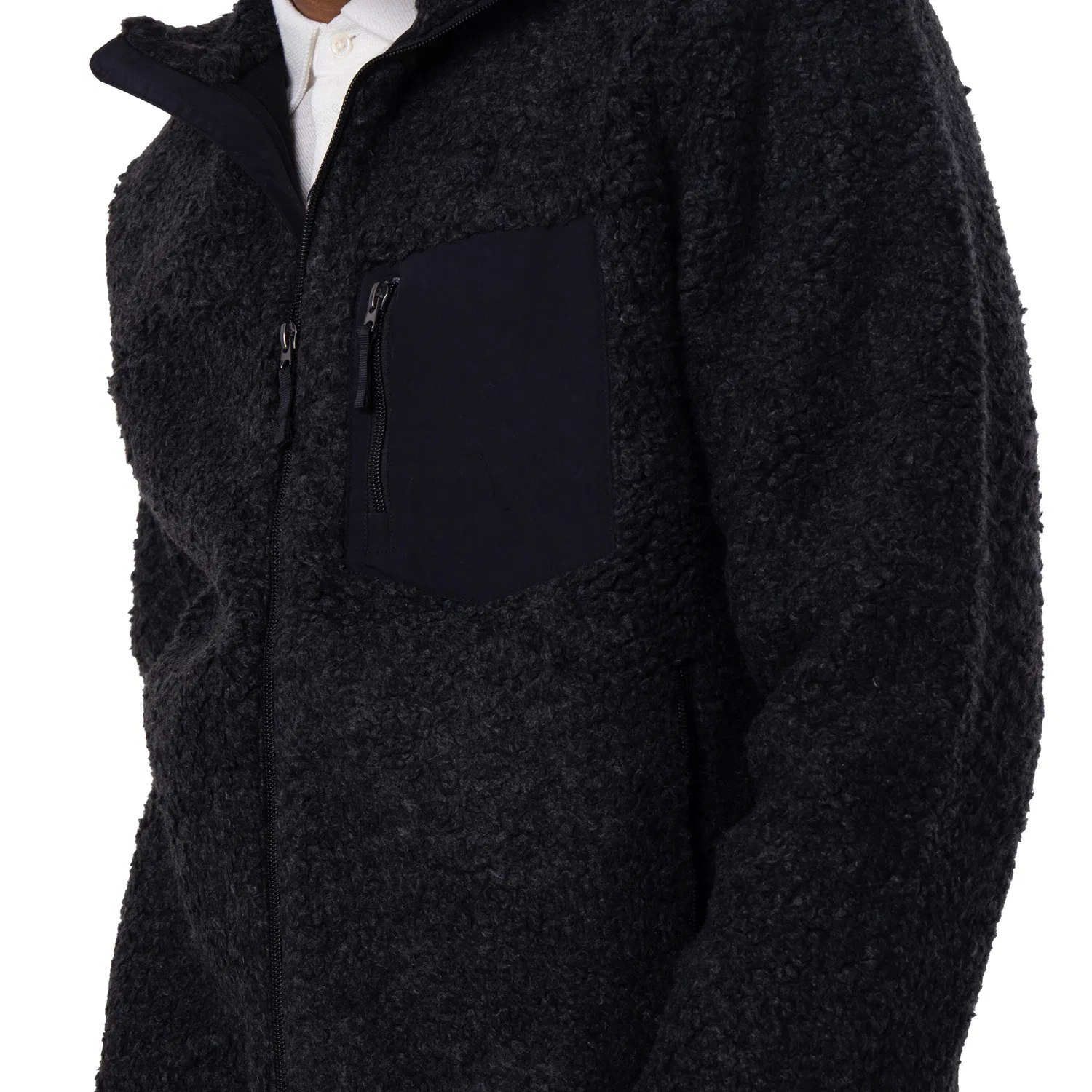 Куртка из флиса с молнией Polo Ralph Lauren, Black Marl Heather — фото 3