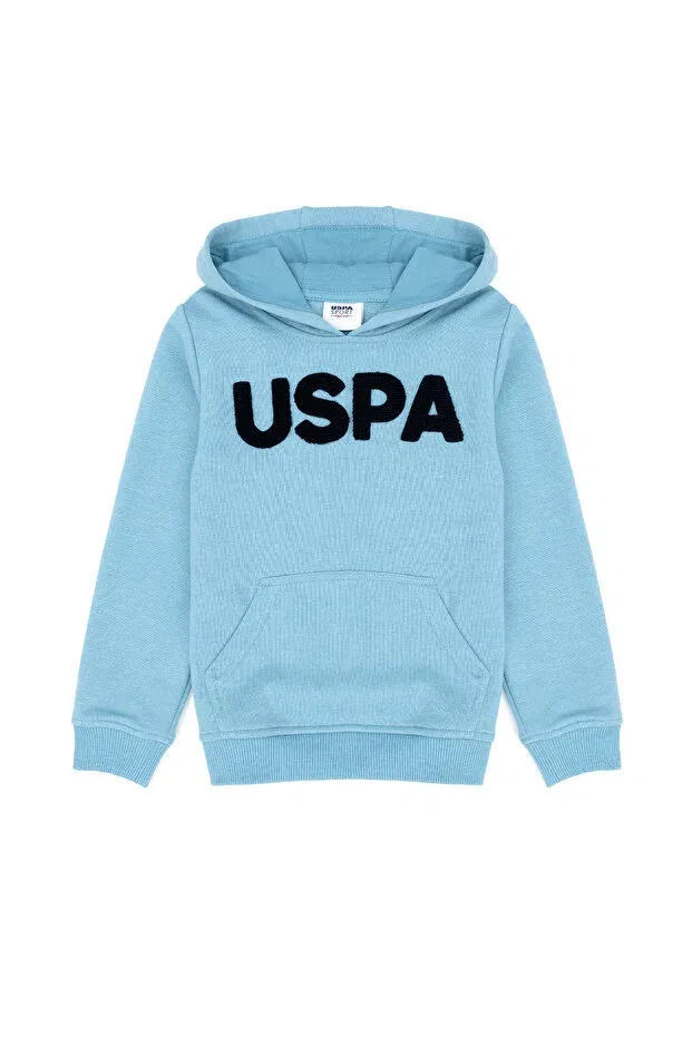 Детское худи для мальчиков хлопковое U.S. Polo Assn., Blue
