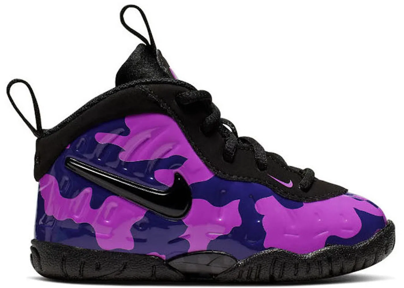 Детские кроссовки Lifestyle Nike Air Little Posite Pro, Black/Court Purple-Hyper Violet