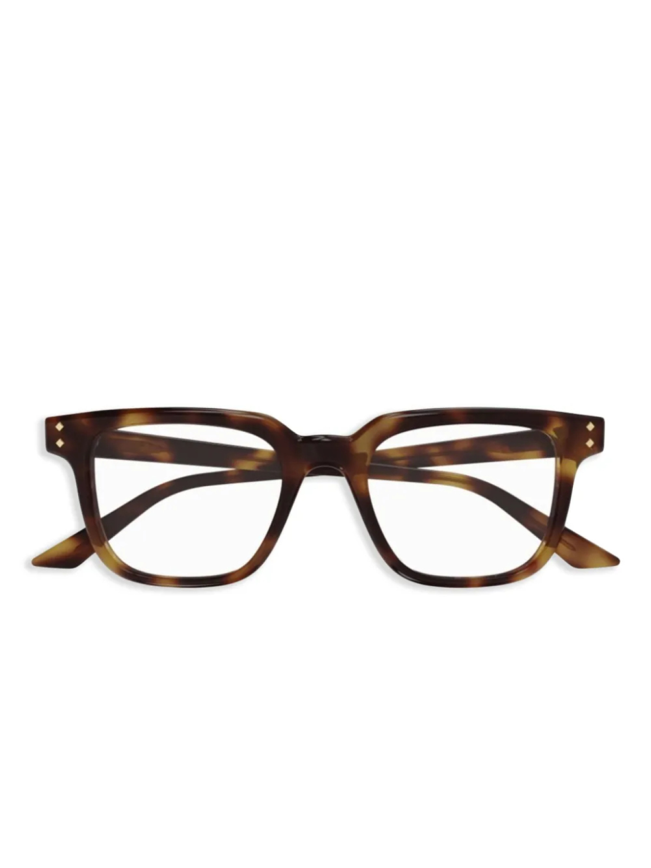 

Очки Gucci Eyewear с заклепками, коричневый