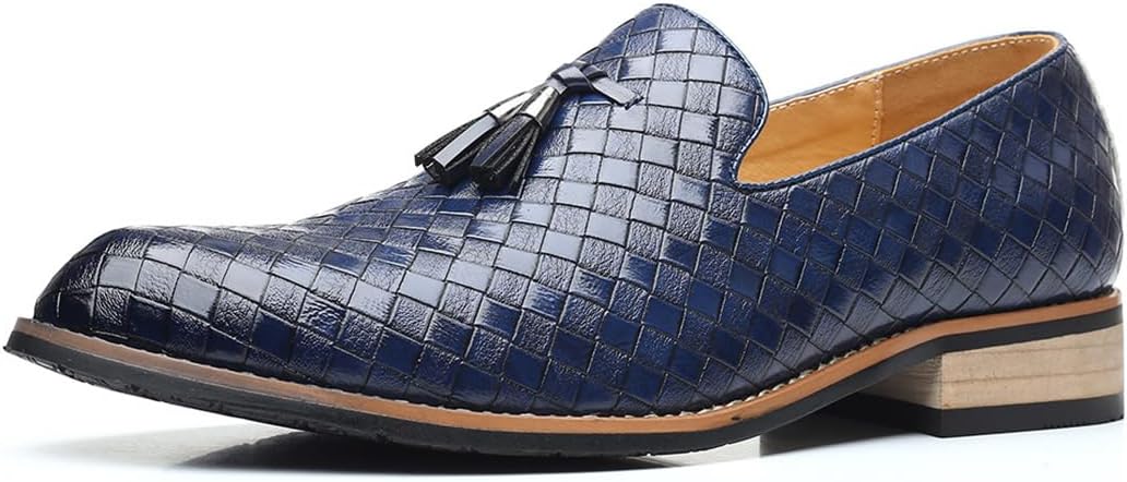 

Мужские лоферы SWZEC с кисточками, синий