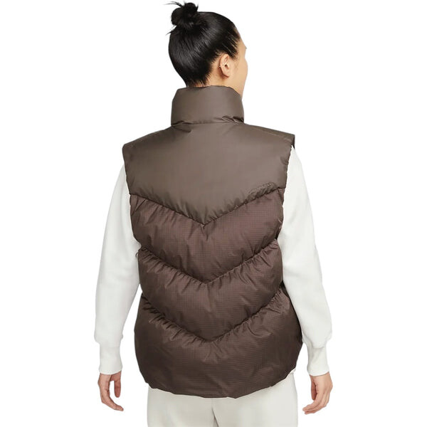 Жилет sportswear storm-fit windpuffer 'brown' Nike, коричневый — фото 2