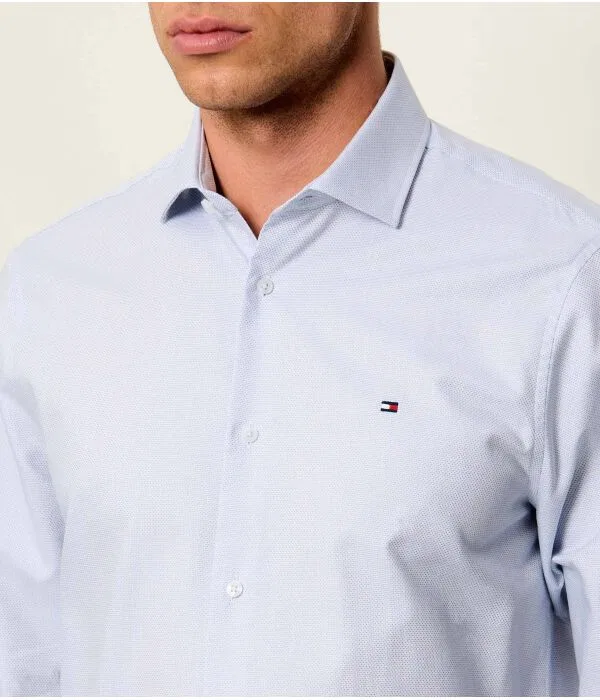 Мужская рубашка с длинным рукавом Tommy Hilfiger, Azzurro — фото 4