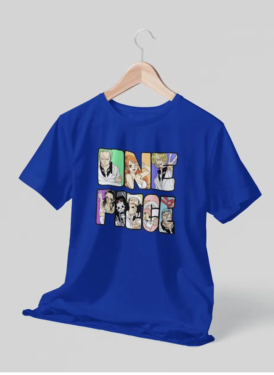 Zoom Футболка с принтом One Piece, синяя
