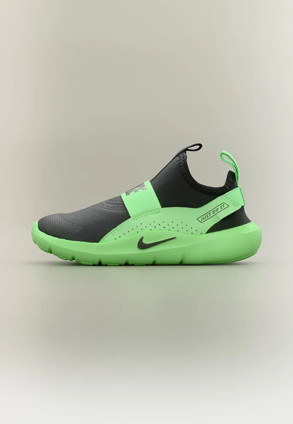 Кроссовки для бега по шоссе Flex Runner 4 TD унисекс Nike Performance, Black/Illusion Green