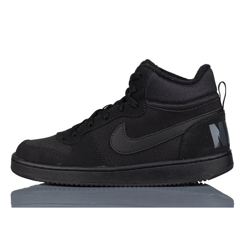 Детские кроссовки с высоким верхом Nike Court Borough Mid, Schwarz — фото 3