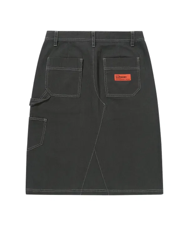 Юбка длинная карпентер, Superdry, Charcoal — фото 3