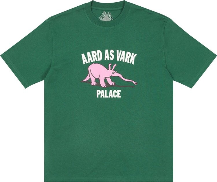 

Футболка Palace Aard As Vark T-Shirt 'Green', зеленый