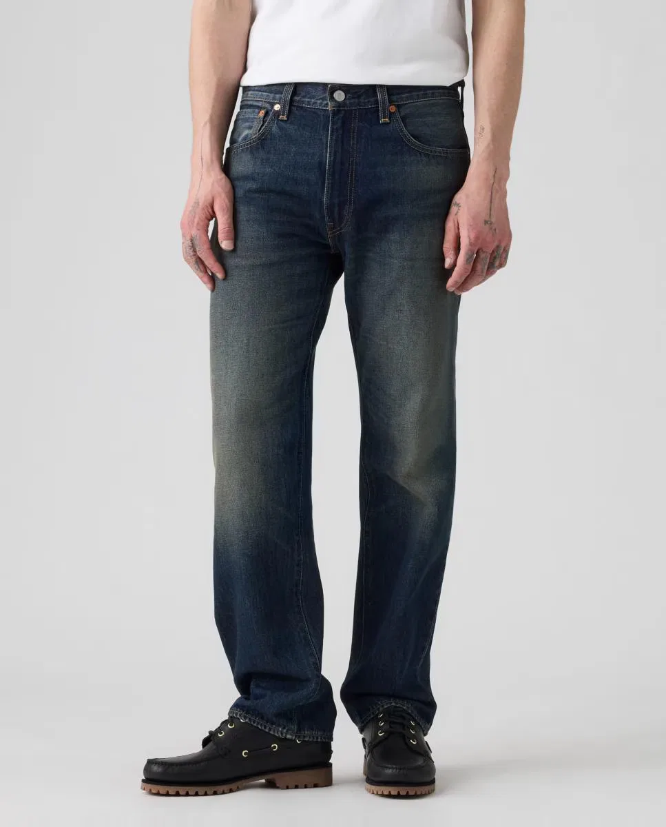 Мужское свободные джинсы, Vaquero 555 Relaxed Straight, Levi's, Azul índigo — фото 2
