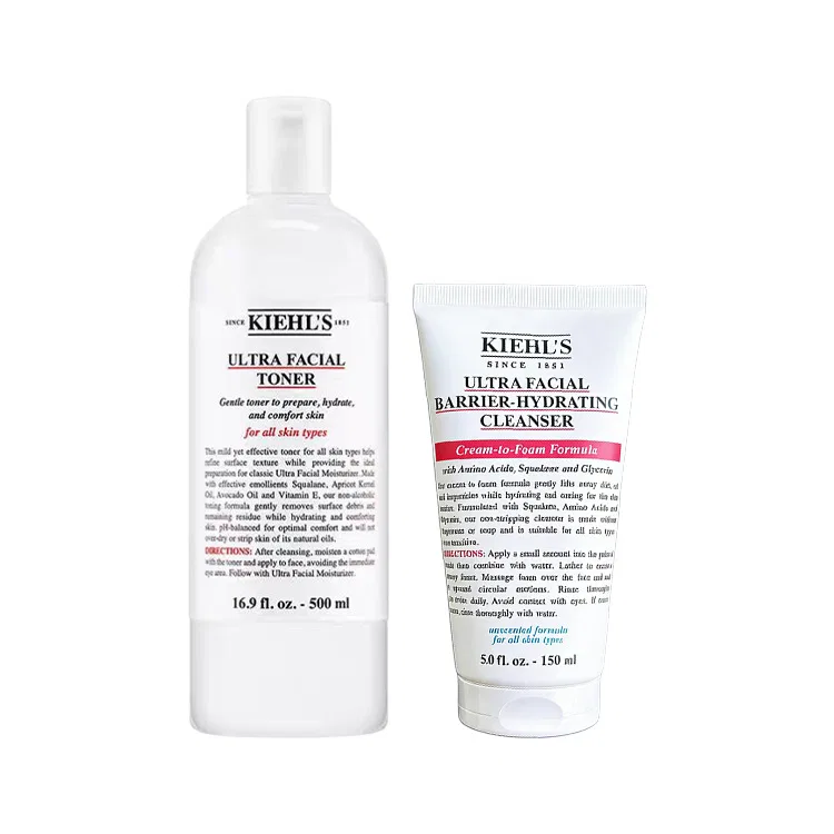 Набор для ухода за кожей Kiehl's, 2 предмета, 150 мл + 500 мл