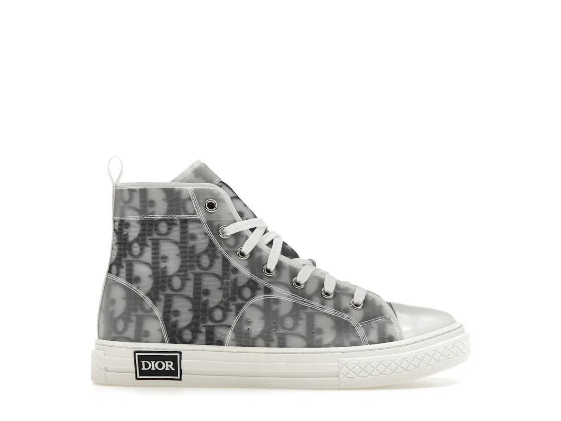 Детские кроссовки Dior B23 High Dior, White/Black/Dior Oblique