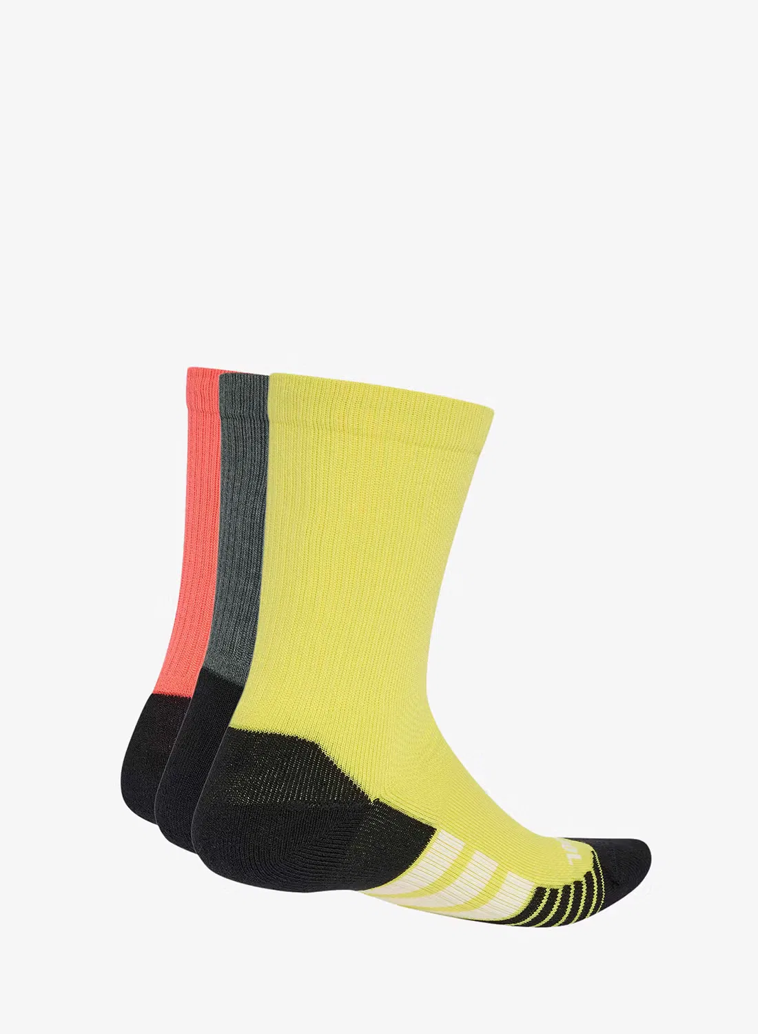 Носки спортивные с амортизацией, комплект из 3 пар, Adidas, мультиколор
