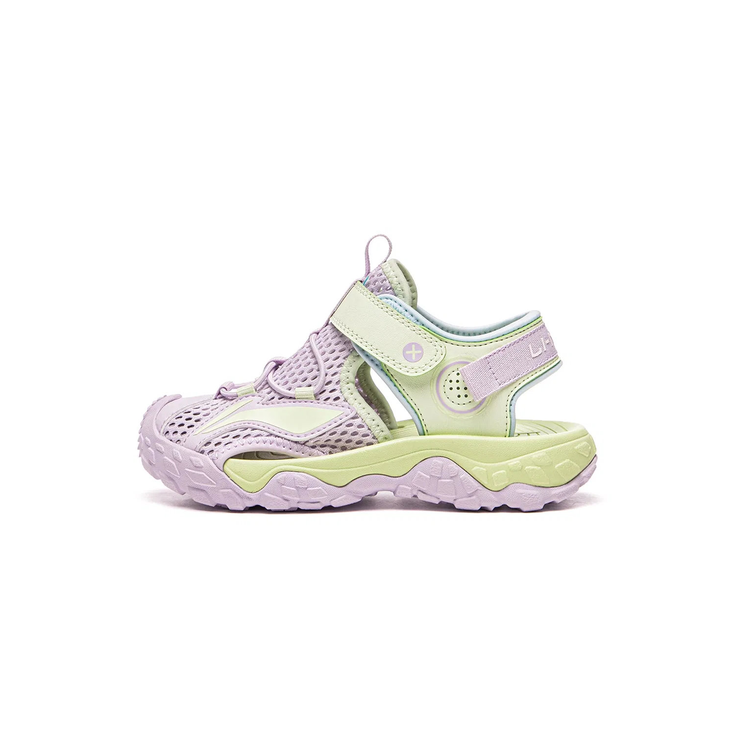 Детские сандалии с низким верхом Sports Life Collection Light Orchid Purple/Light Fruit Green Li-Ning YOUNG