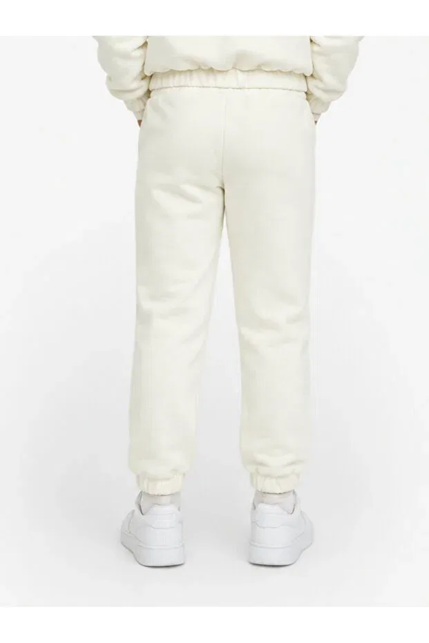 Детские спортивные штаны для девочек хлопковые She Can Wear, White — фото 2