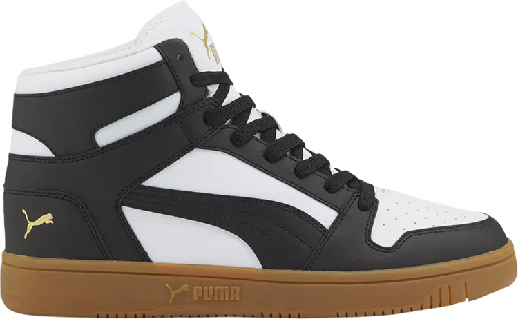 

Кроссовки Puma Rebound LayUp White Black Gum, белый