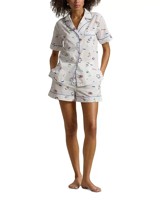 Женская пижама с принтом Polo Ralph Lauren, Tossed Print
