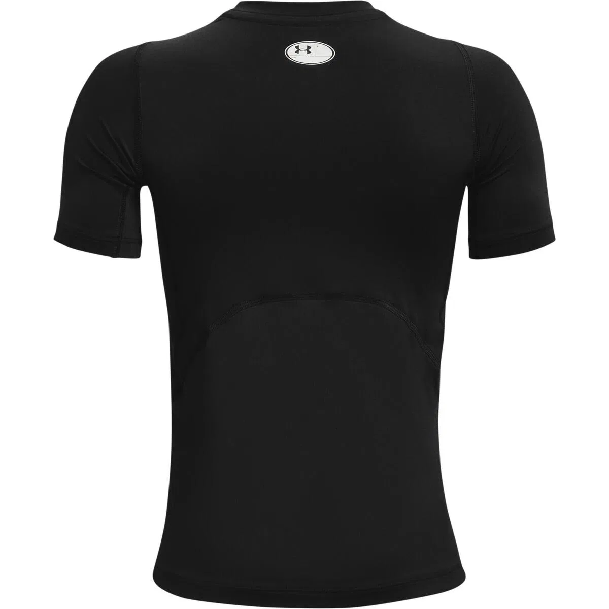 Детская футболка с коротким рукавом HeatGear Short Sleeve Under Armour, Schwarz Weiss — фото 2