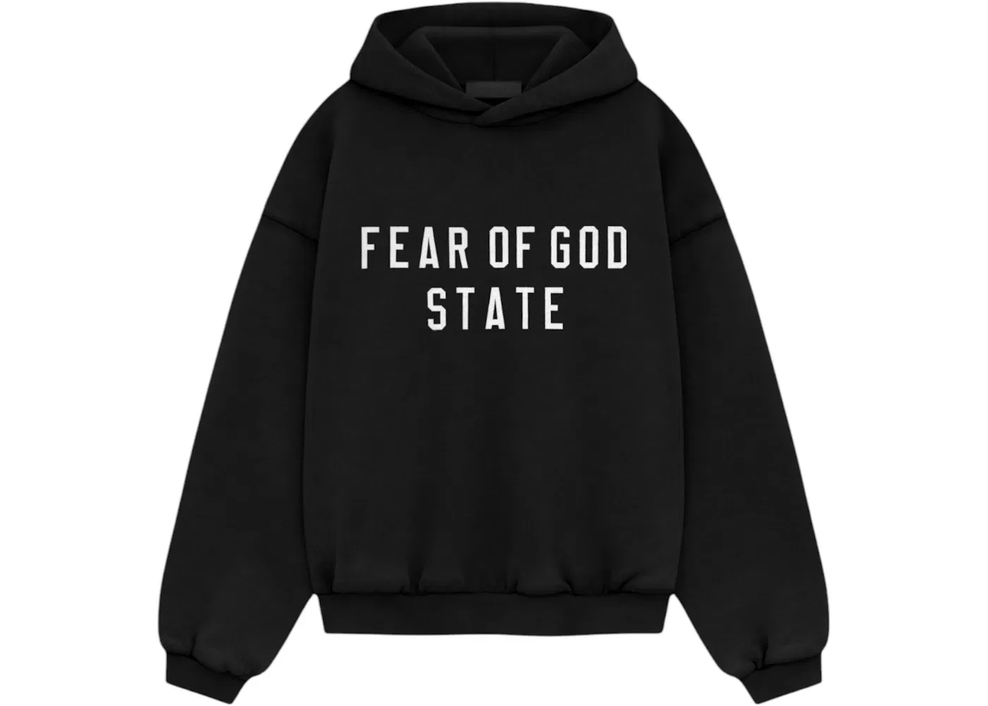 Детский худи из плотного футера Fear of God Essentials Hoodie (FW24), Black
