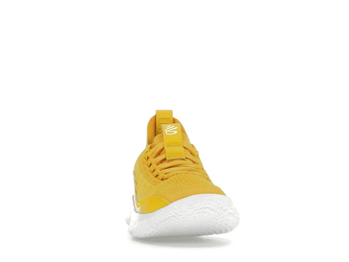 Детские кроссовки для баскетбола Under Armour Curry Flow 8, Taxi Yellow/White/Taxi Yellow — фото 2