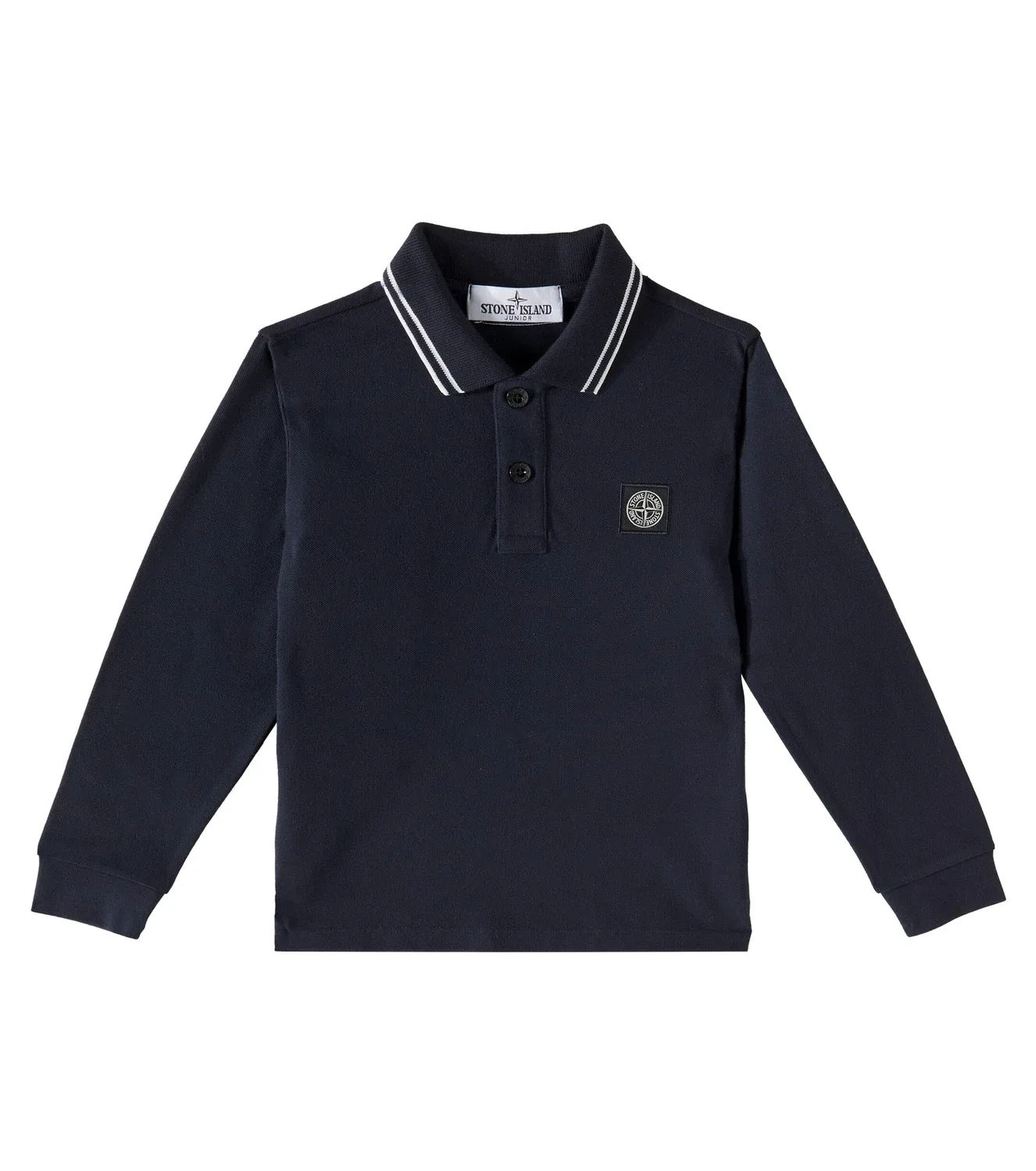 Поло с длинным рукавом Stone Island Junior, синий