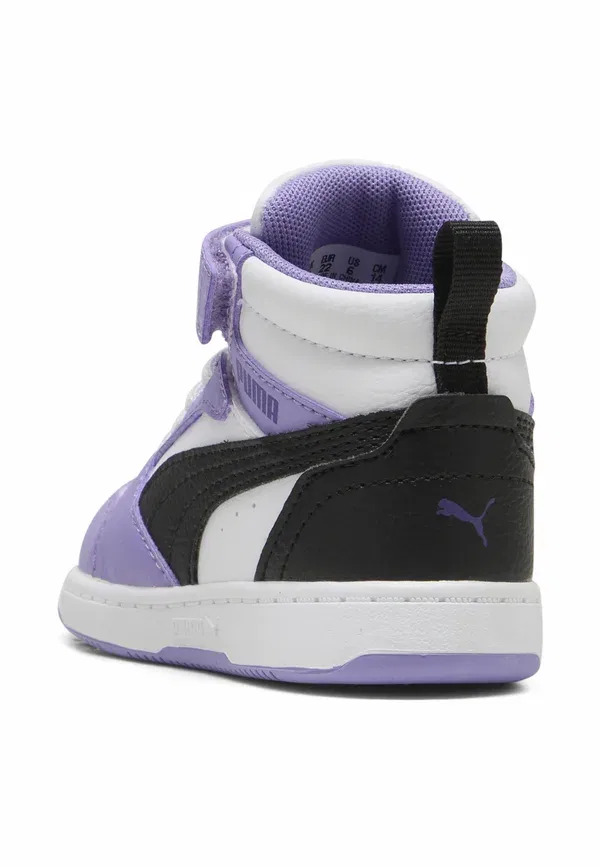 Ботинки снег Puma team violet, white, белый/черный/фиолетовый — фото 4