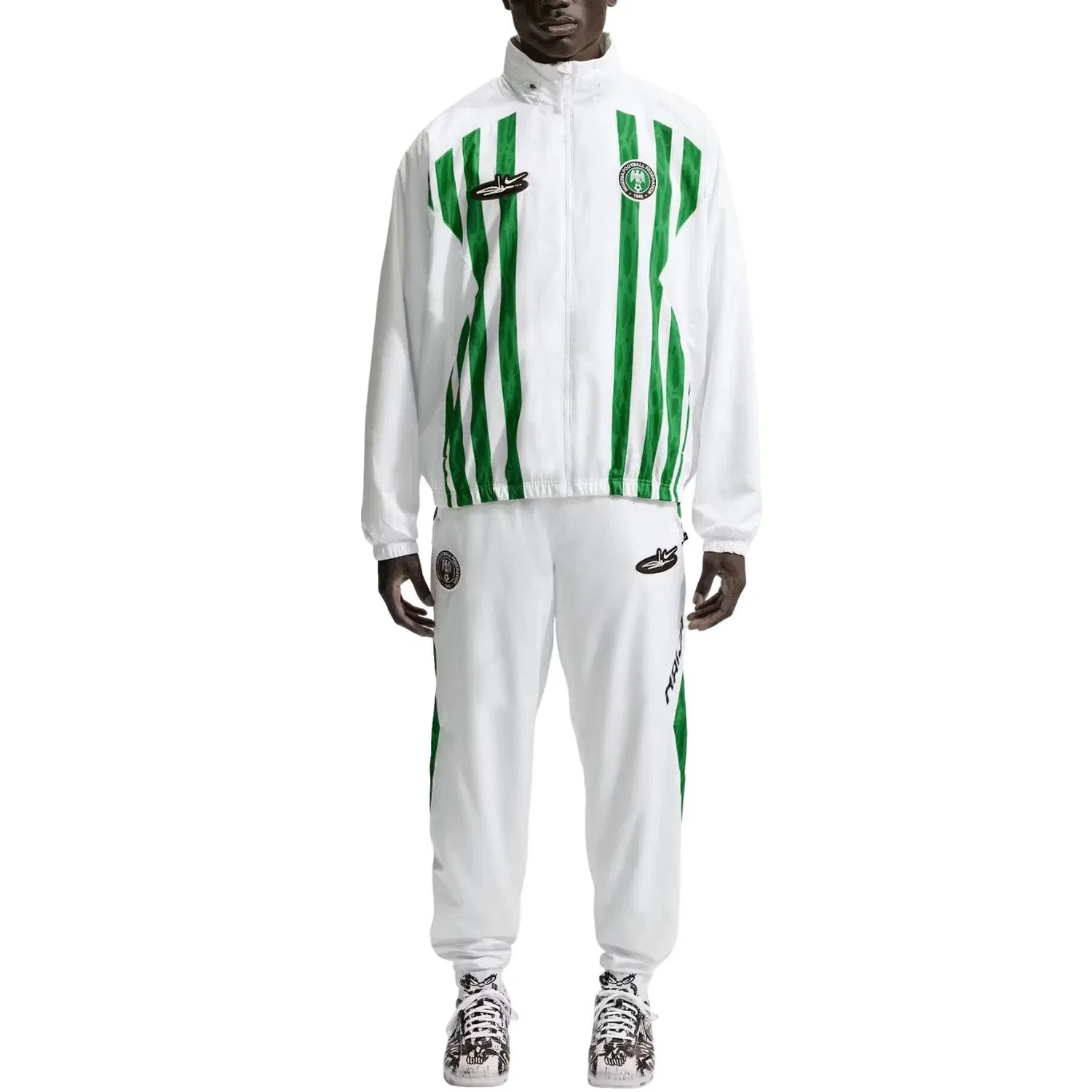 Мужские легкие штаны Nike x Nigeria x Slawn Cryoshot Lightweight Pants, белый — фото 2