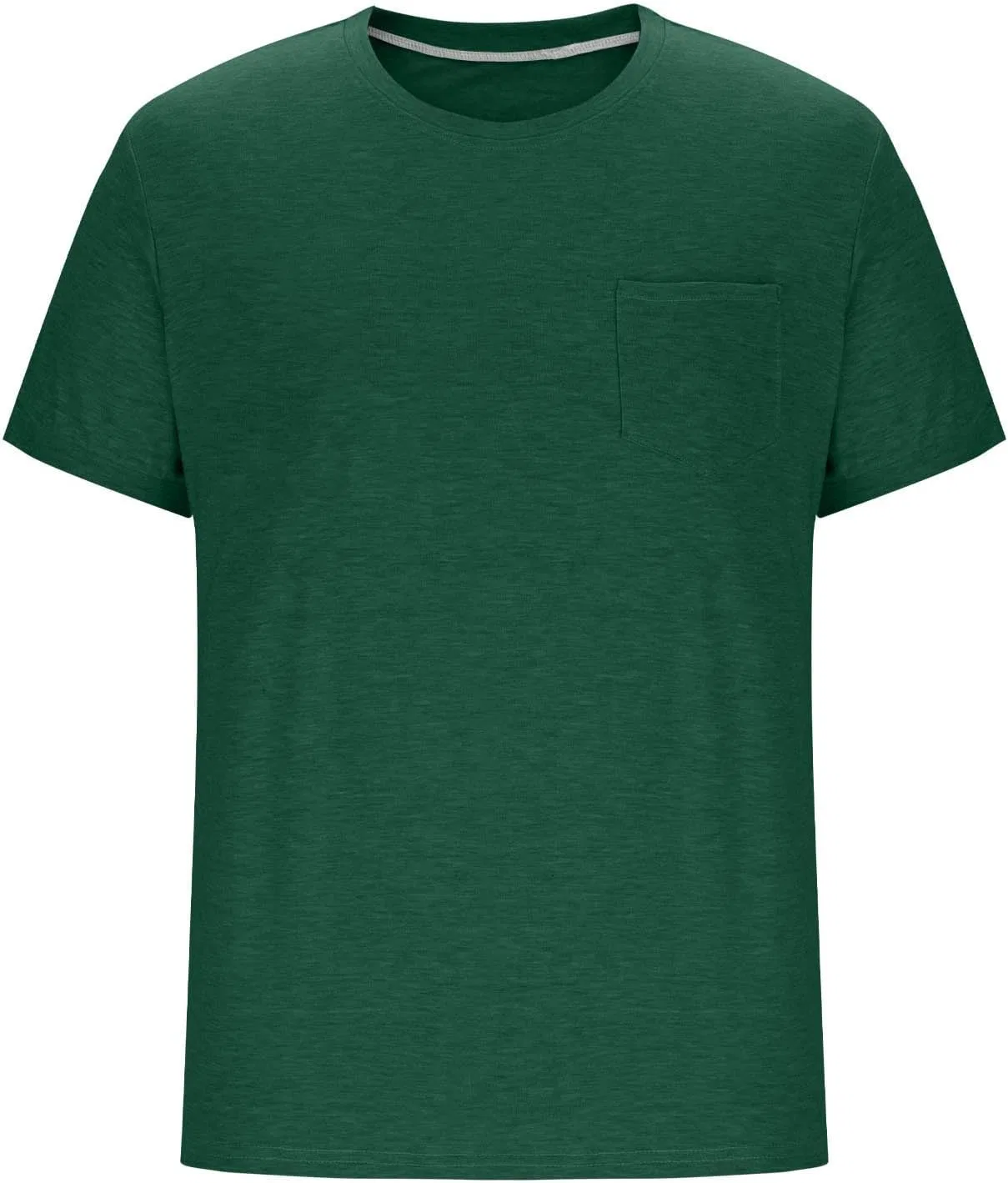 Мужская футболка с коротким рукавом из мягкого хлопка, Army Green — фото 2