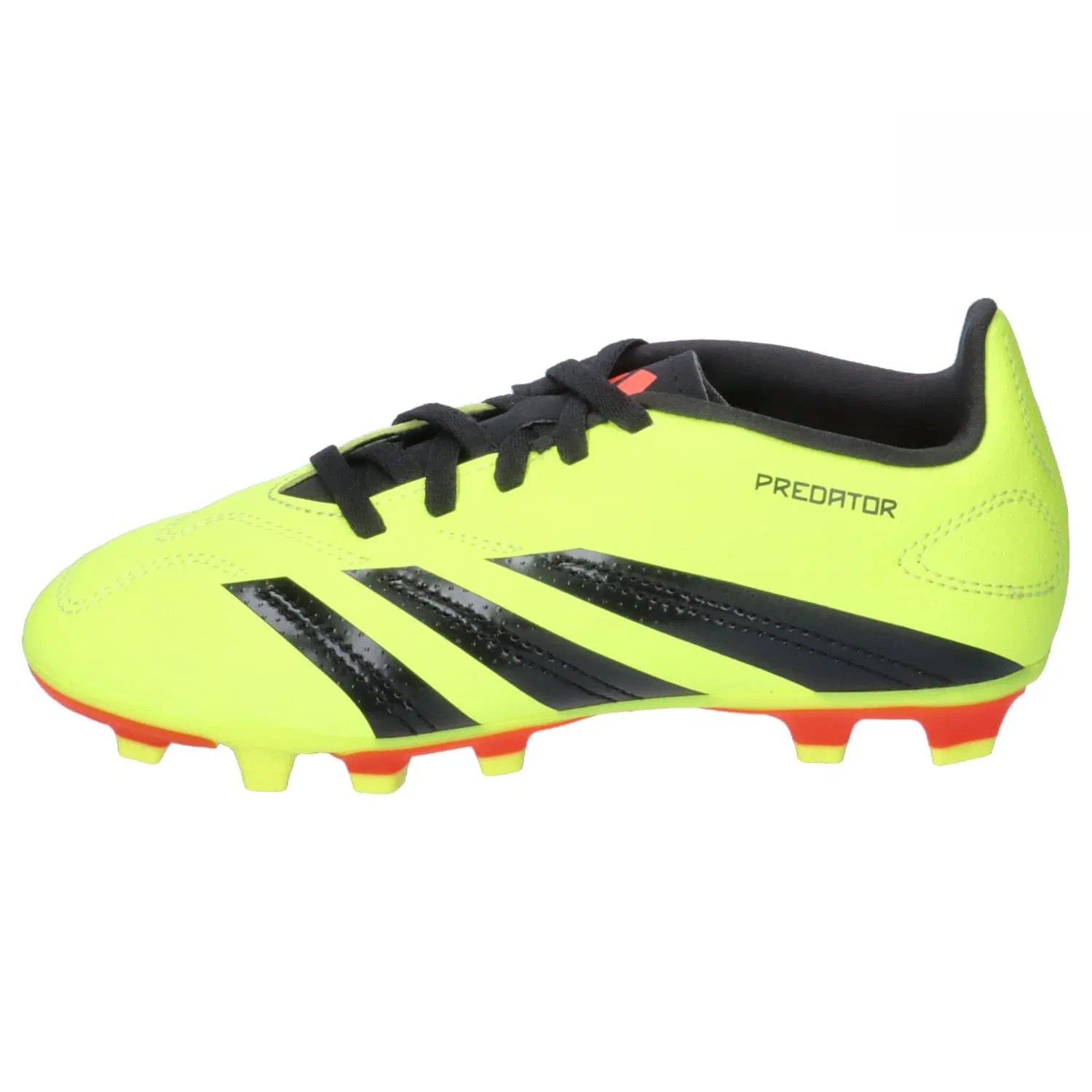 Детские бутсы футбольные с текстурированным верхом Predator Adidas, Solar Yellow 2 Core Black Solar Red — фото 2