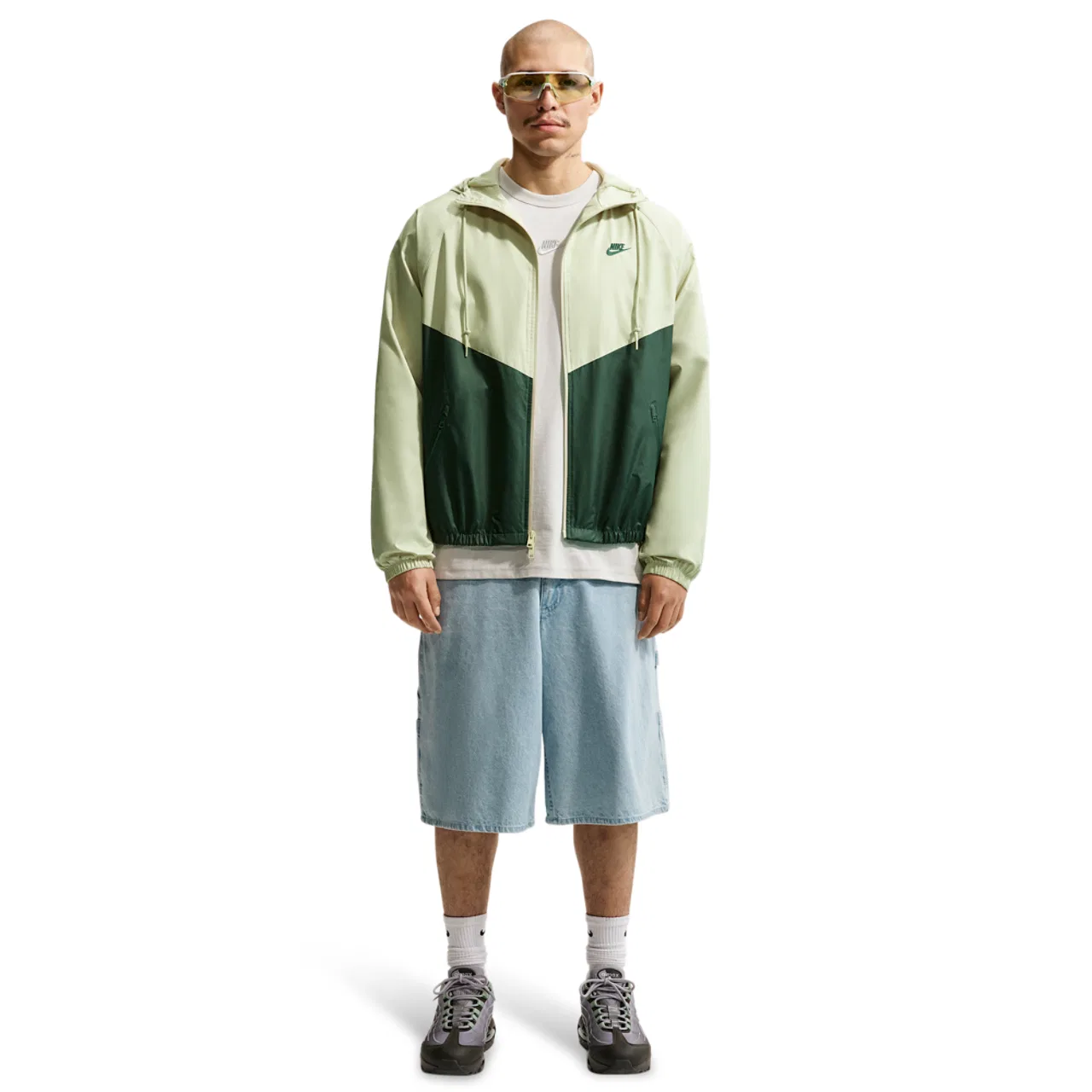Мужская куртка с капюшоном Nike Storm-FIT NSW Windrunner, Nike, Olive Aura Fir Fir — фото 3