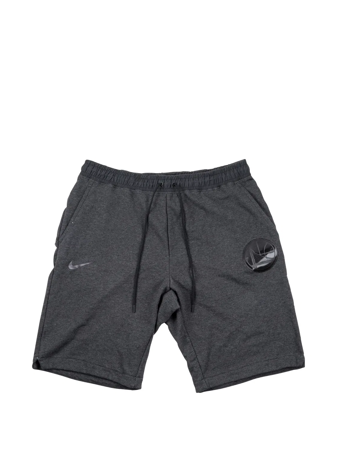 Шорты Golden State Warriors с эластичным поясом Nike, серый
