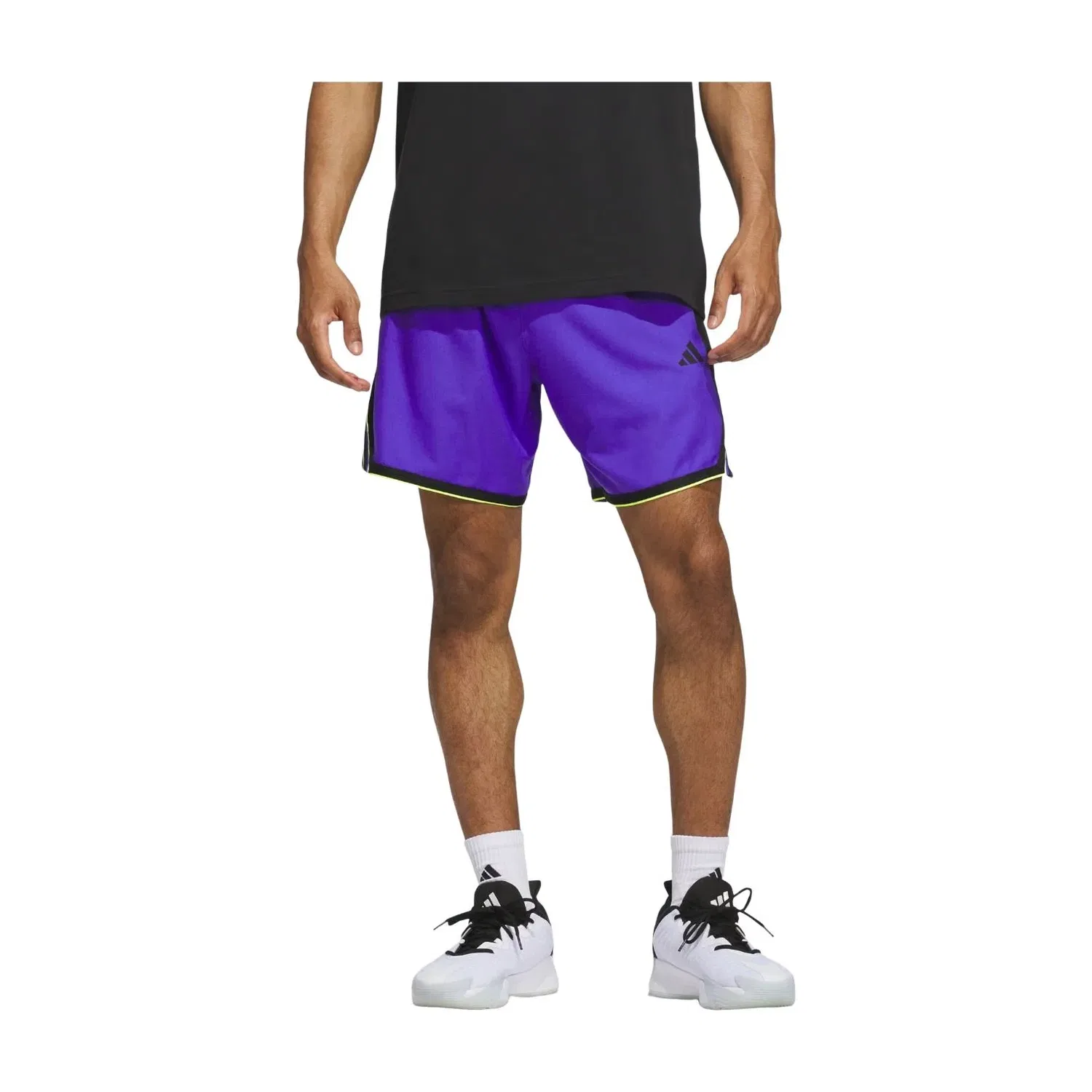 Мужские шорты с принтом Crazy Lite Adidas, фиолетовый — фото 4