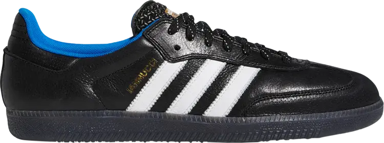 

Кроссовки Adidas Gino Iannucci x Samba ADV RYR 'Black Blue Bird', черный, Черный;серый, Кроссовки Adidas Gino Iannucci x Samba ADV RYR 'Black Blue Bird', черный