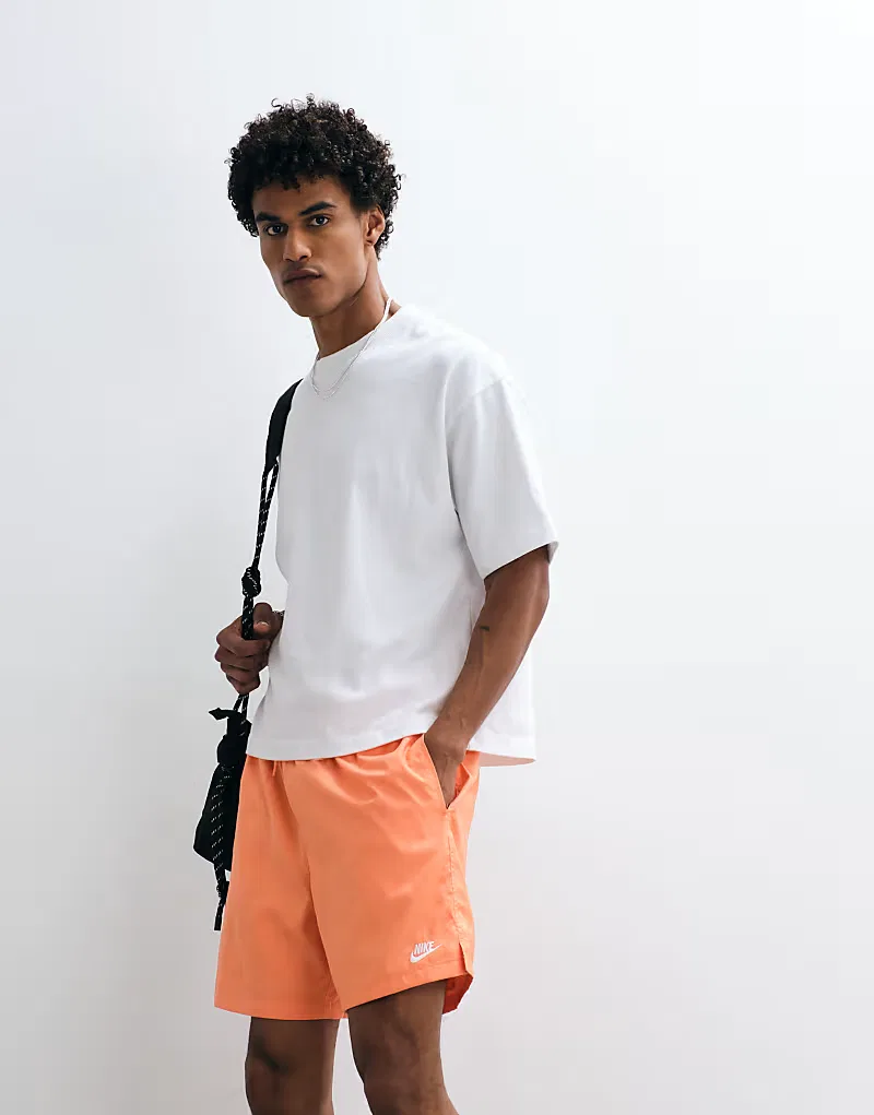Шорты Nike Club Woven оранжевого — фото 2