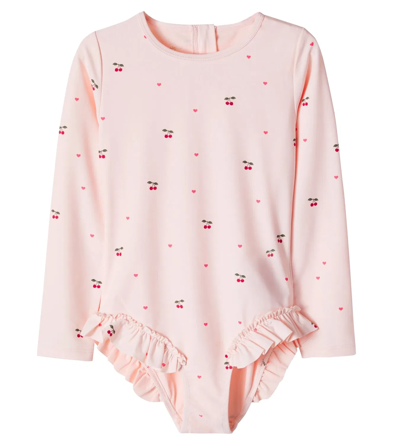 Раздельный купальник с оборками Cherry Coeur Rose Konges Sløjd, розовый