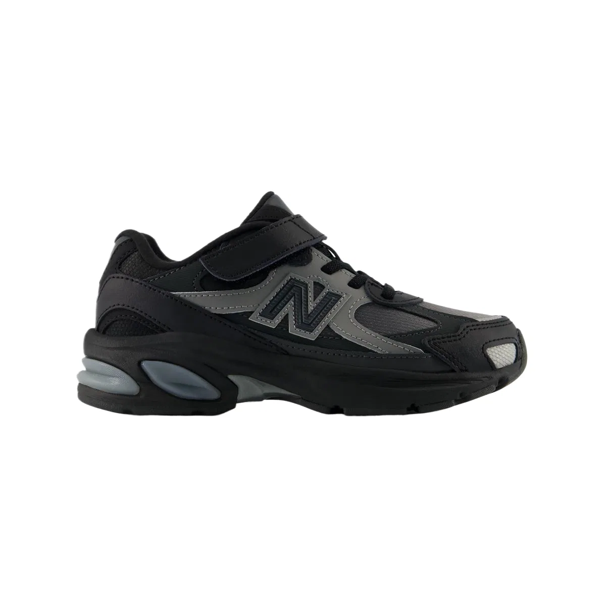 Детские кроссовки для бега с широкой колодкой New Balance 2010, Black — фото 3
